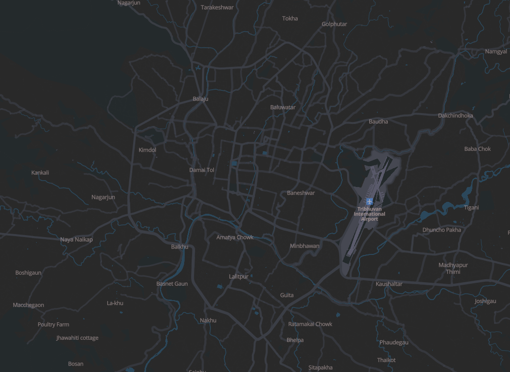 Baato map style Dark